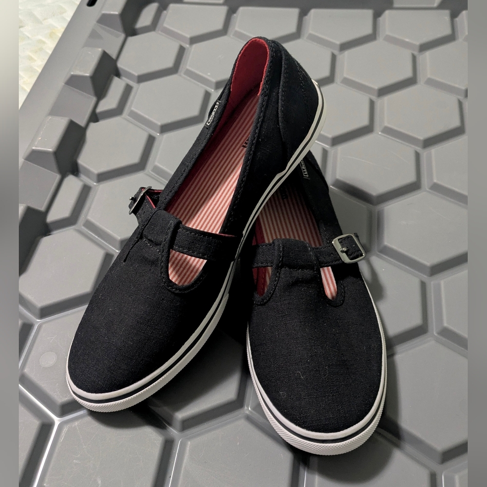 LL Bean Black Canvas Women's Shoes